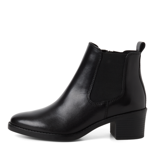 Marco Tozzi – Bottines cuir | Noir | 2-25331-45 001